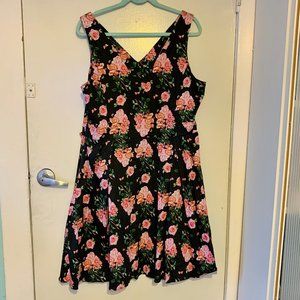 Lady Vintage of London Iris Fit & Flare Dress / Size 20
